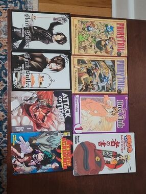 Assorted Manga Bundle with Colorful Covers